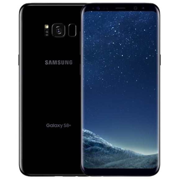 Pre-Owned Samsung Galaxy S8 PLUS 64GB - Black - GSM Unlocked - - 90 Warranty (Refurbished: Good)