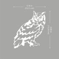 thumbnail image 3 of WIRESTER 6" x 4.08" Vinyl Decor Decal Car Sticker Window Auto Vehicle Decoration - Owl, 3 of 8