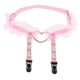 thumbnail image 2 of Liga De Pierna De Cuero PU Con Clips Banda Elástica Tirante De Medias Forma Corazón Para Mujer Rosado Macarena Cinturón de liga elástico, 2 of 8