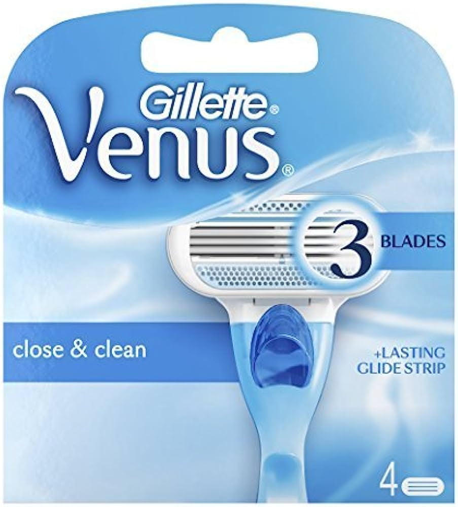 Gillette Venus Women's Refill Razor Blade Cartridges, 4 ct (Pack of 4)