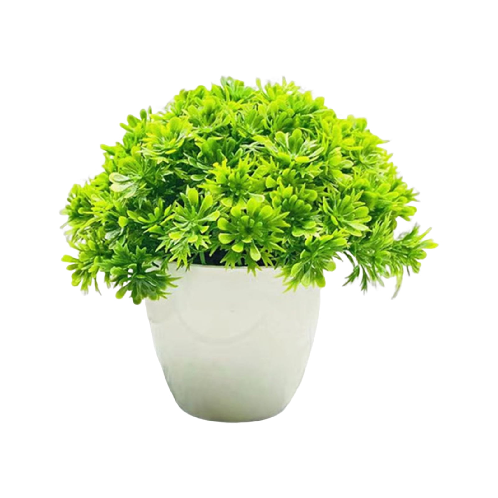 Mini Potted Fake Plants Artificial Eucalyptus Plants in Pots for Home Decor Faux Plant Indoor