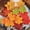 Mix, variant on 100pcs Artificial Maple Leaves - Vibrant Multicolored Autumn Decor for DIY Crafts, Halloween, Thanksgiving, and Home Decoration (3.14 inches)