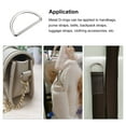 thumbnail image 5 of Metal D Rings Buckle, 15 Pack 35mm(1.38") 2.3mm Thick Welded D Rings Buckle, Silver Tone, 5 of 5