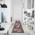 thumbnail image 4 of Yayeee Runner Rug for Bedroom 2'x6' Machine Washable Hallway Non Slip Mat, Vibrant Blooming Flowers, 4 of 8