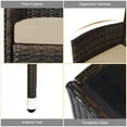 thumbnail image 3 of Patiojoy 4 PCS Patio Rattan Wicker Furniture Set Outdoor with Cushions, 3 of 7