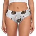 thumbnail image 1 of Balery Cute Swan Ropa Interior de Algodón para Mujer con Dibujo – Braguitas Cómodas y Elásticas, Estilo Clásico-X-Large, 1 of 6