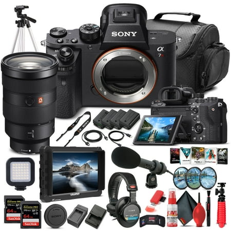 Sony Alpha a7R II Mirrorless Camera W/ Sony FE 24-70mm Lens - Pro Bundle