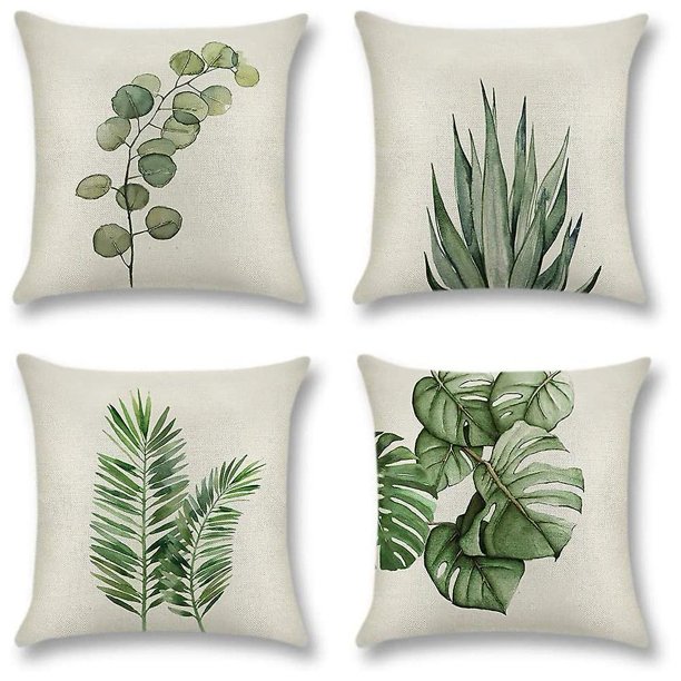 Fundas decorativas para cojines DENGXMXG de lino cuadradas para el hogar