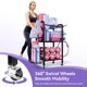 thumbnail image 2 of Estante de almacenamiento para gimnasio en casa Josmimic de 3 niveles, resistente, con ganchos, 2 of 7