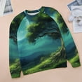 thumbnail image 6 of Landscape Butterfly Womens Oversized Sweatshirts Hoodies Crewneck Casual Tops Comfy FallWinter Clothes 2024, 6 of 7