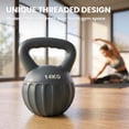 thumbnail image 4 of Soozier Kettlebell, 31 lbs Kettle Bell with Non-Slip Handle, 4 of 10