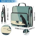thumbnail image 2 of FORMRS Zipper Binder with Shoulder Strap 2-inch Ring 500 Sheet Capacity File Bag, Black Cat, 2 of 5