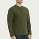 thumbnail image 1 of pstuiky manga larga para hombre, Camisa informal de color liso con botones y cuello redondo y manga larga para hombre Tops casuales para hombres xl, 1 of 6
