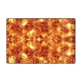 thumbnail image 5 of ZICANCN Area Rugs Doormat , Explosive Fire Flames Facecloth Non-Slip Floor Mat Rug for Living Room Kitchen Sink Area Indoor Outdoor Entrance 72"x48", 5 of 9