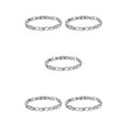 thumbnail image 2 of Brazalete de mujer Sonducket en forma de corazón Plata 5piezas, 2 of 6