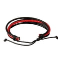 thumbnail image 4 of Punk Rock Hombres Mujeres Multi Strand String Pull Tie Pulsera PU Cuero jinwen Pulsera trenzada ajustable, 4 of 8