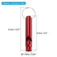 thumbnail image 2 of Unique Bargains Sifflet de Survie, Lot de 6 Sifflets de Sécurité Sonores pour la Randonnée, Rouge, 2 of 6