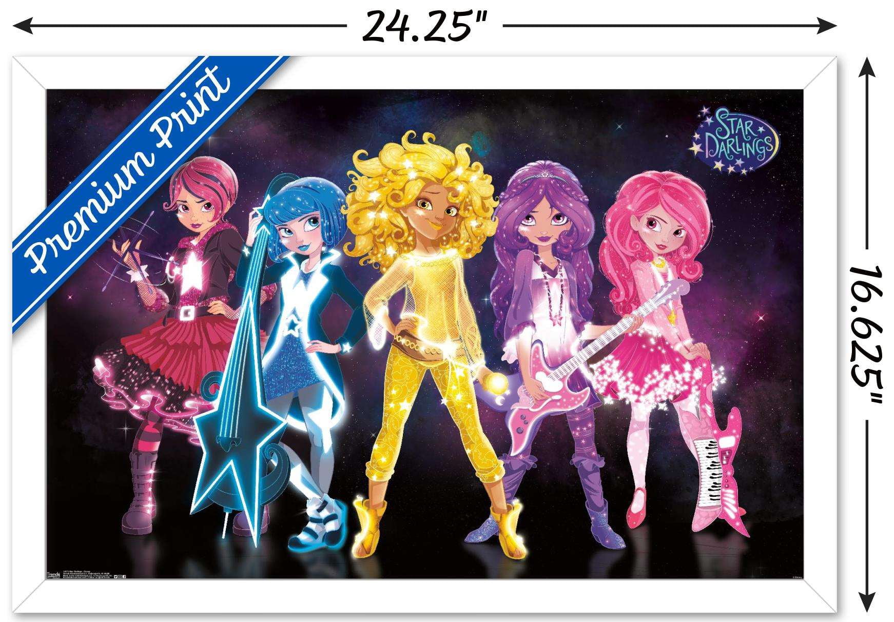 Disney Star Darlings - Group Wall Poster, 14.725" x 22.375", Framed