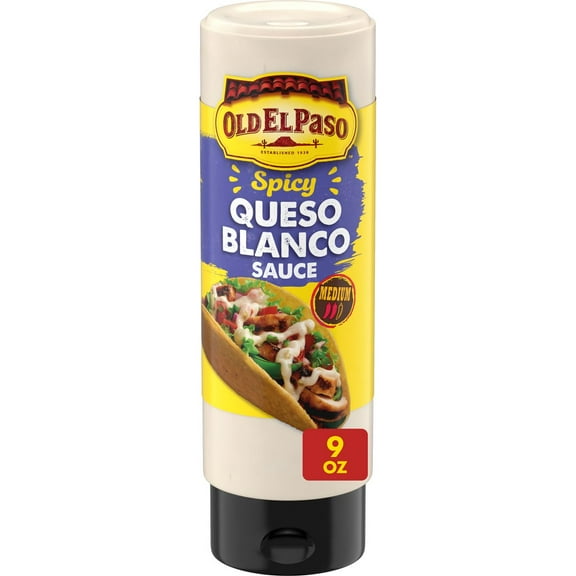 Old El Paso Squeeze Spicy Squeeze Queso Blanco - 9oz - Pack of 2