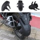 thumbnail image 1 of Guardabarros trasero de motocicleta Soledad #001 negro 39x16cm, 1 of 10