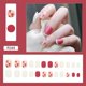 thumbnail image 3 of Short Square Press-on Nails French Style Fake Nails Press on Nails for Women and Girls, 3 of 5