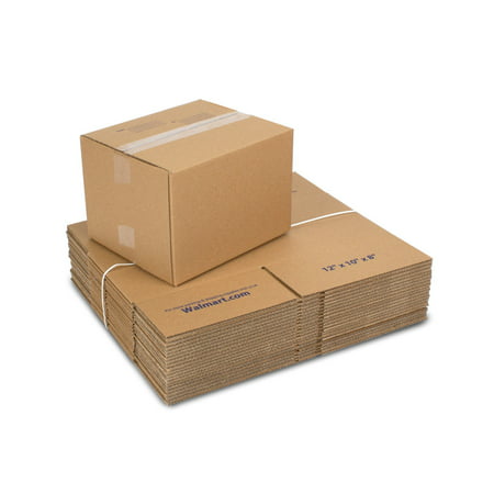 Medium Recycled Shipping Boxes 12L x 10W x 8H (25 (Best Place To Get Shipping Boxes)