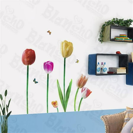 Garish Lotus Wall Decals Stickers Appliques Home Decor Walmart