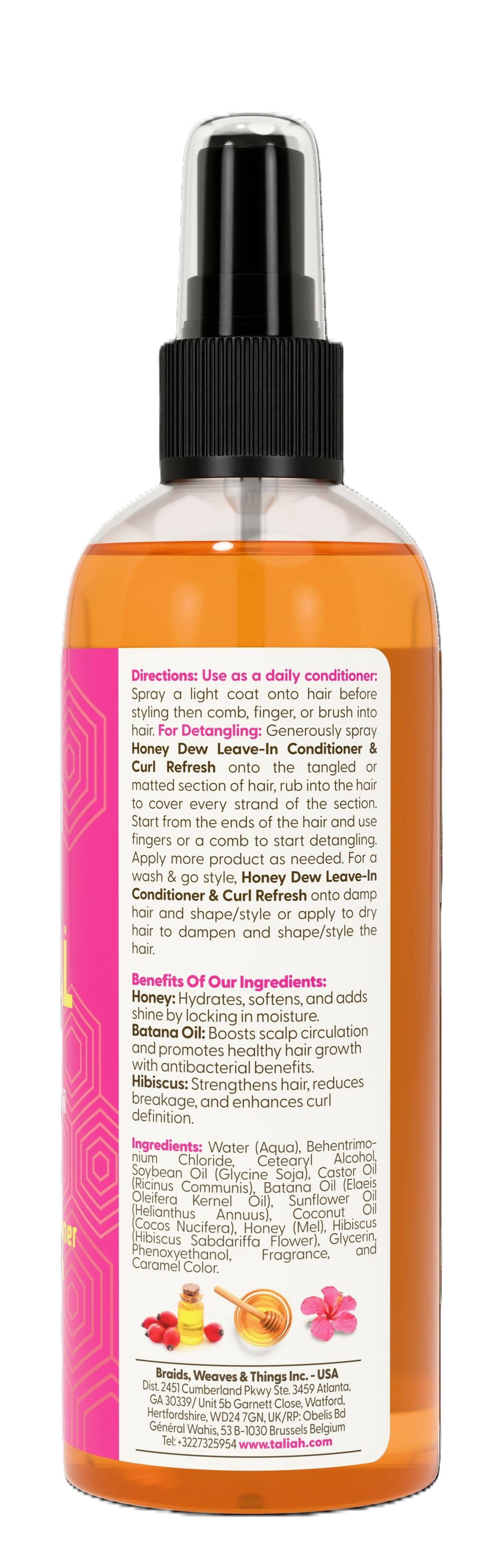 Taliah Waajid Love My Natural Hair Honey Dew Leave-In Conditioner & Curl Refresh