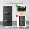 thumbnail image 5 of Omethey 6.5 Cub Large Safe with Depository Drop Slot, Digital Keypad & Dual Alarm, Home Safe for Documents, Cash, Jewelry & Valuables, 5 of 7