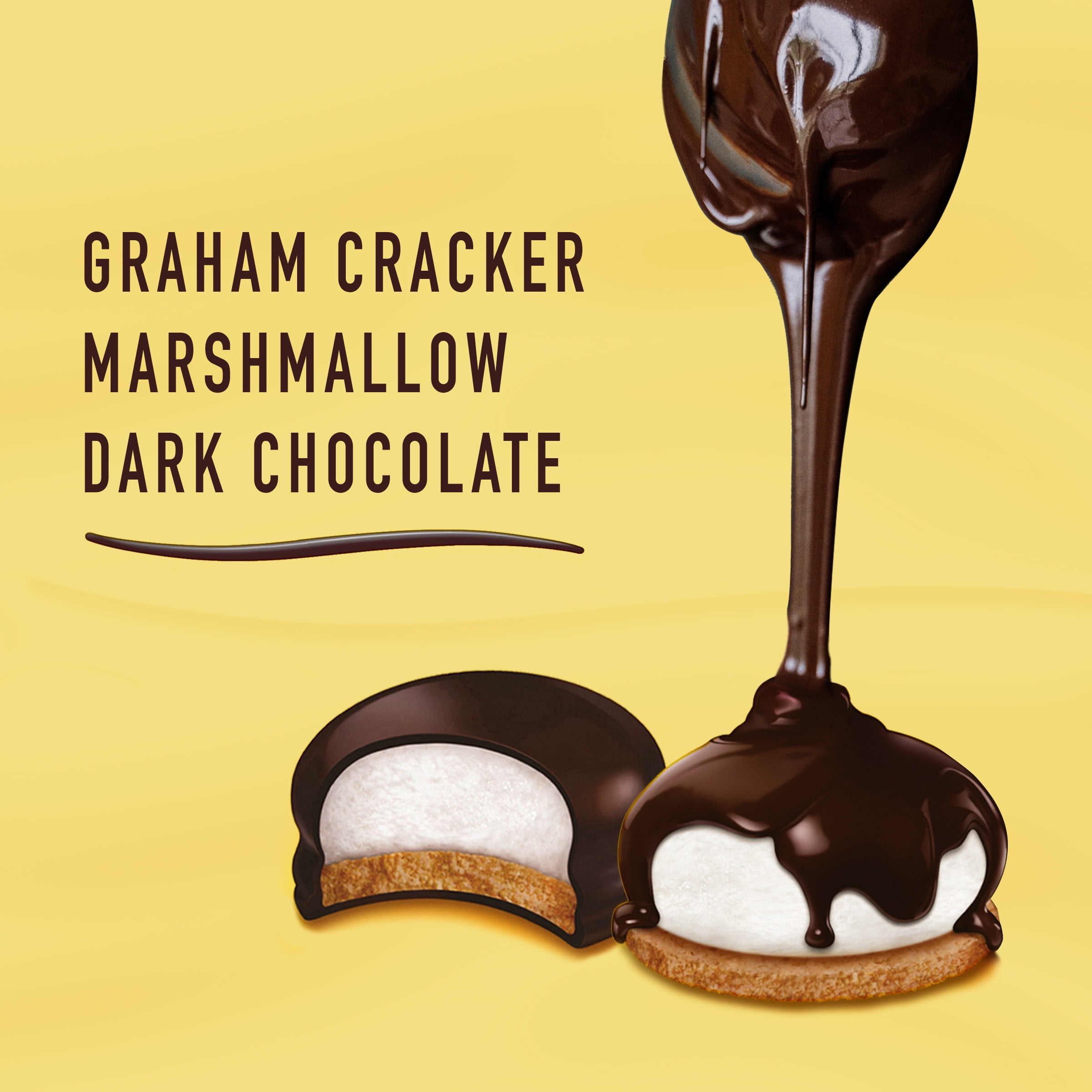 Mallomars Marshmallow Covered Pure Chocolate Cookies, 8 oz