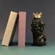 thumbnail image 2 of Estatua abstracta de león coleccionable, animal salvaje, figura decorativa para el hogar y la oficina. De pie negro, 2 of 8