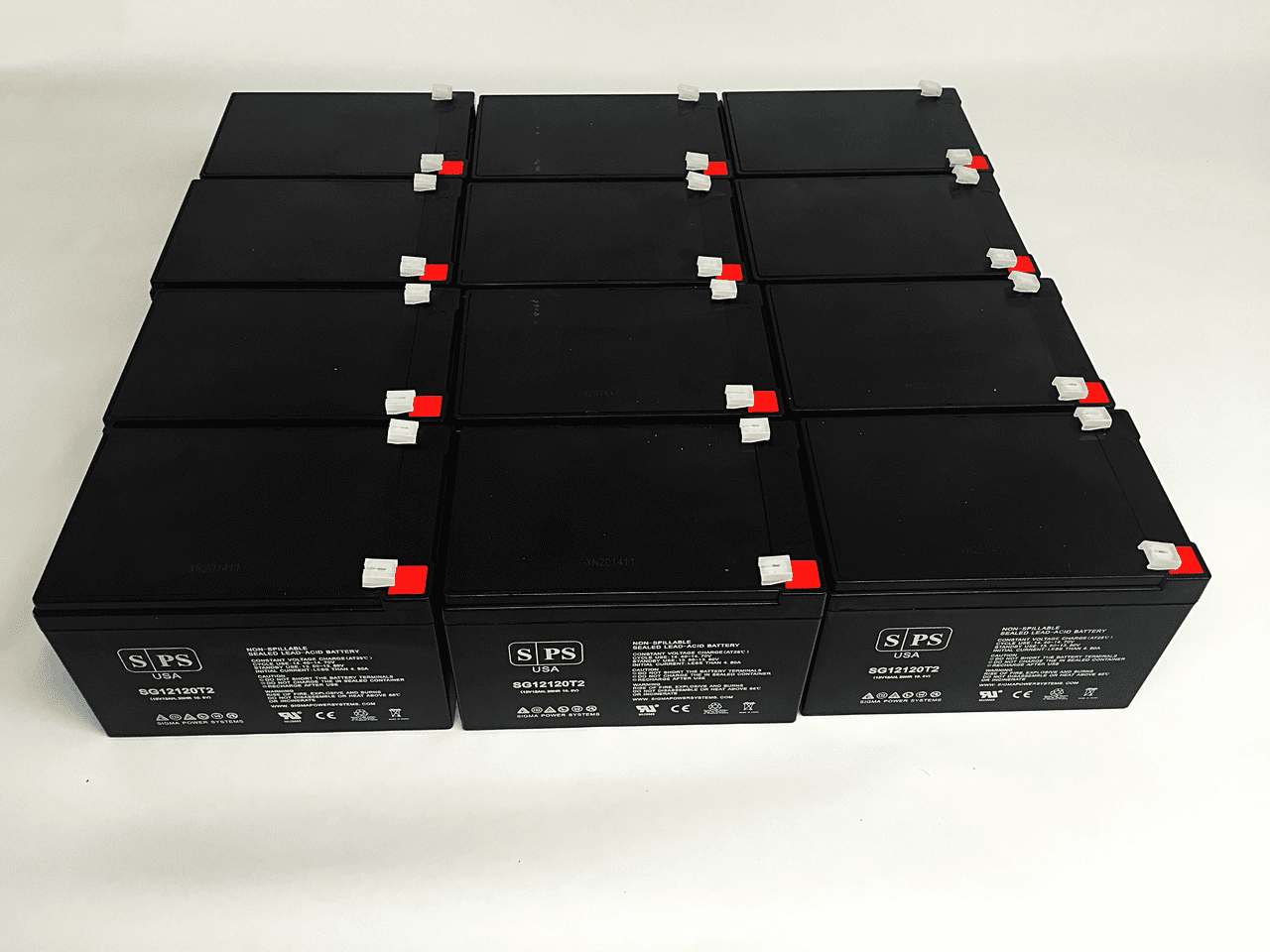 SPS Brand 12V 12Ah Replacement Battery for CSB GP12120F2, GP 12120 F2 ...