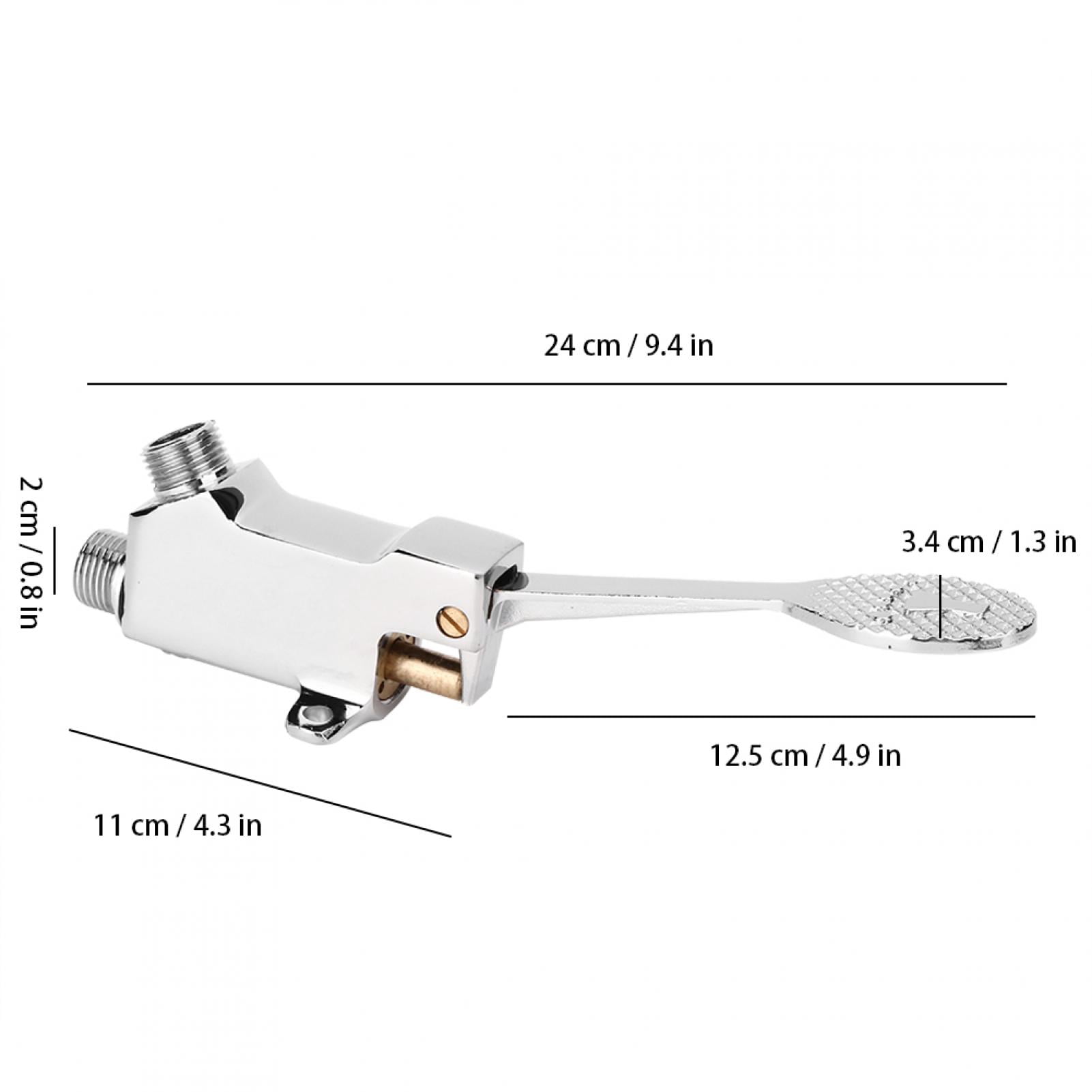 Bathroom Basin Faucet Set Medicine Laboratory Foot Pedal Sink Water Tap Kit Accessory