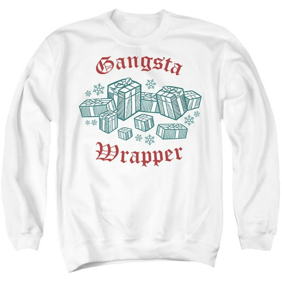 Gangsta Wrapper This Christmas Unisex Adult Crewneck Sweatshirt