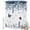 DarkBlue, variant on Shower Curtain Butterfly Leaf Shower Curtains for Bathroom Decor, Waterproof Polyester Shower Curtain Set with Hooks, Small Stall Size 36" x 72" Green Plant Silhouette