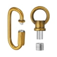 thumbnail image 1 of 1 Pack M10 Kit d'Écrou de Levage, Vis Anneau, 88 lbs Bronze Doré, 1 of 7
