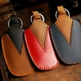 thumbnail image 3 of Car Key Fob Cover Case Protector For Ford Focus Mondeo Edge Car Key Case Fob Cover Leather Crazy Horse, 3 of 24