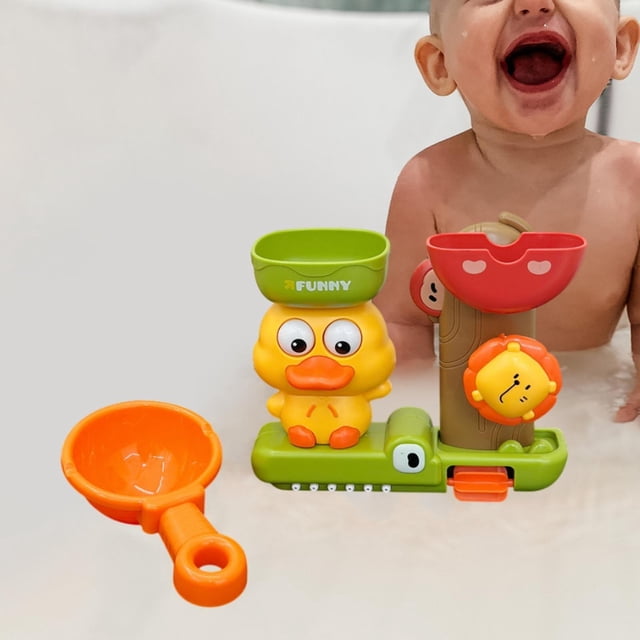 Bath de rociadores de agua juguete para baño para niños pequeños Copa de succión creativa interactiva Muro de ducha para regalo para bebés