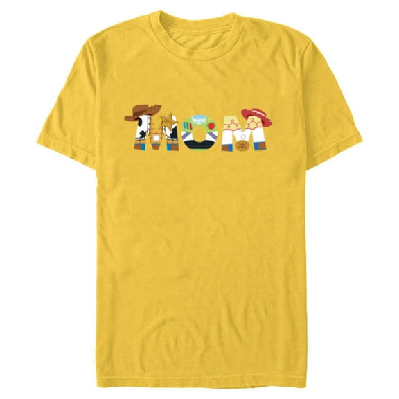 Disney and Pixar’s Toy Story Mom Mother’s Day Birthday - Short Sleeve Blended T-Shirt for Adults - Customized-Yellow