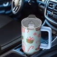 thumbnail image 5 of 30oz Merry Christmas Tumbler with Straw and Handle, Cute Red Christmas Tree Stainless Steel Insulated Cup, 5 of 5