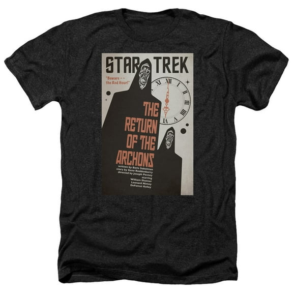 Star Trek - Tos Episode 21 - Heather Short Sleeve Shirt - Large