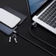 thumbnail image 1 of Cable multi USB universal, sincronización de carga rápida USB C/USB A a iPhone/USB C/Micro 60W 3A PD 3.0 Cable compatible con iPhone Huawei HTC Laptop Tablet LG Galaxy Sony Android Smartphones, etc. ShuxiuWang 8390613698995, 1 of 1