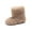 /g1Khaki36, variant on MEZZALL Child Baby Girls Winter Boots Plush Booties With Ankle Warm Outdoor Solid Color Shoes Toddler Non- Soft Sole Stylish Footwear