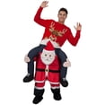 thumbnail image 1 of Disfraz de Papá Noel para hombre, disfraz divertido de Papá Noel a caballito rojo, disfraz de Papá Noel para adultos, 1 of 2
