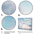 thumbnail image 3 of Designart "White Sky Pure gracefulness I" Landscapes Floater Framed Canvas Print, 3 of 7
