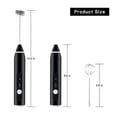 thumbnail image 2 of Electric Mini Whisk, Handheld Milk Frother, Milk Frothing Milk Frother, Usb Rechargeable Coffee Frother, 3-Speed 2-In-1 Kitchen Whisk, 2 of 3