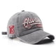 thumbnail image 2 of Gorra de béisbol con bordado de letras para hombre y mujer, gorro con Cierre trasero de algodón lavado, estilo Hip Hop, Unisex, 2022, 2 of 4
