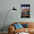 thumbnail image 3 of Inspirational Canvas Wall Art Attitude Motivational Poster Print Artwork Nature Landscape Picture Painting Wall Decor for Modern Home Bedroom Hallway Office School Ready to Hang [12''''Wx 18''''H], 3 of 6