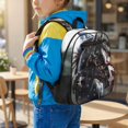thumbnail image 3 of Jeiento Horse Preschool Backpack for Toddler, American Flag 13.5 Inch Kids School Backpack for Boys 3-5, Lightweight Bookbag with Mesh Side Pockets, 3 of 7