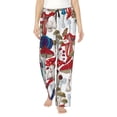 thumbnail image 2 of Kdxio Women's Comfy Stretch Colorful Mushrooms (2)Print Drawstring Pajama Pants-X-Large, 2 of 9